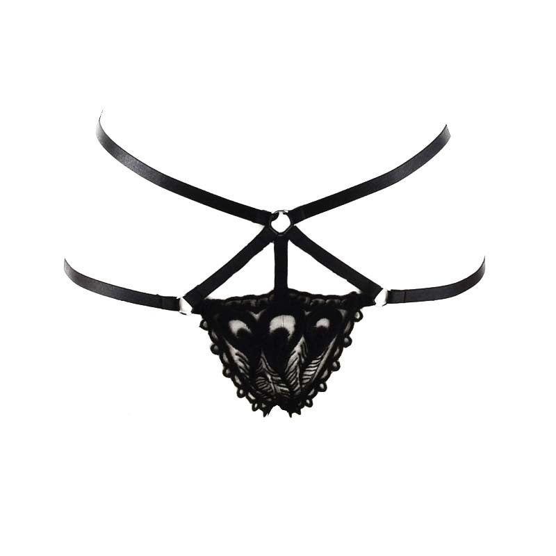 Low Waist Lace Breathable Sexy Thong - Leverage On Heroes Women Store