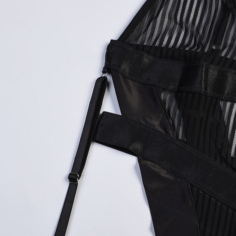 Body de malla para mujer Sling – Faja moldeadora