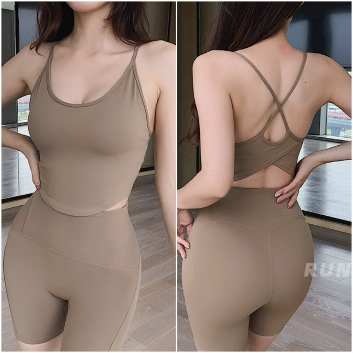 Integrated Chest Pad Push-up Quick-dry - Leverage On Heroes Women Store