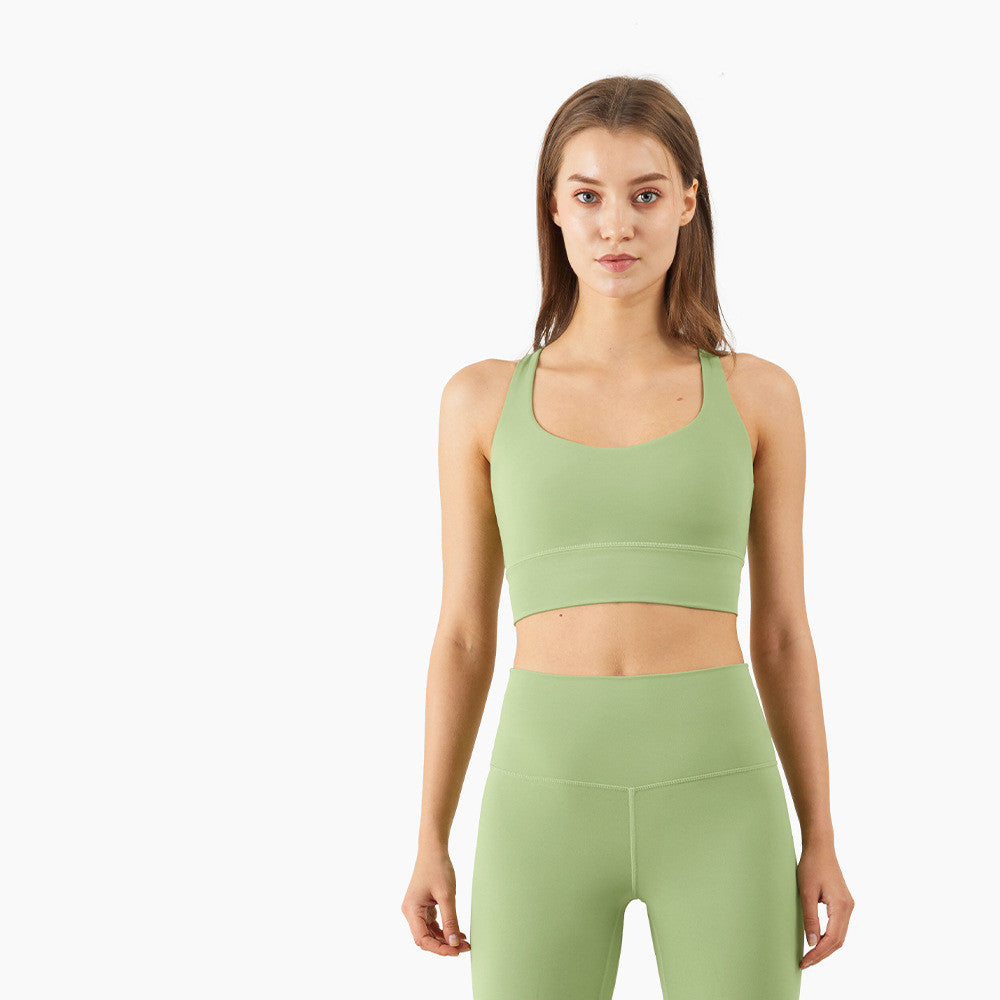 Cross Back Sports Shape Yoga - Leverage On Heroes Women Store