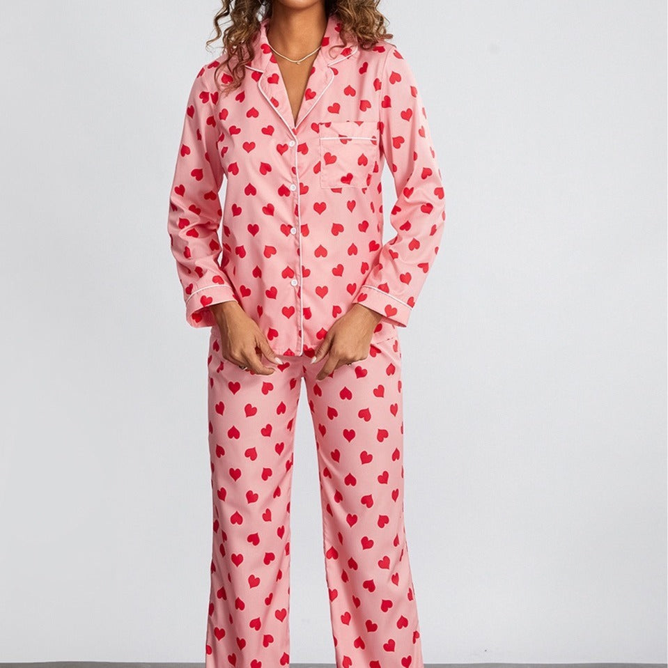 Cartoon Cute Thin Loungewear Suit - Leverage On Heroes Women Store