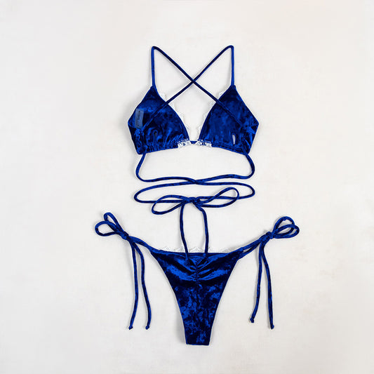 Fashion Classic Sexy Bikini Split Lace Swimsuit - Leverage On Heroes Women Store