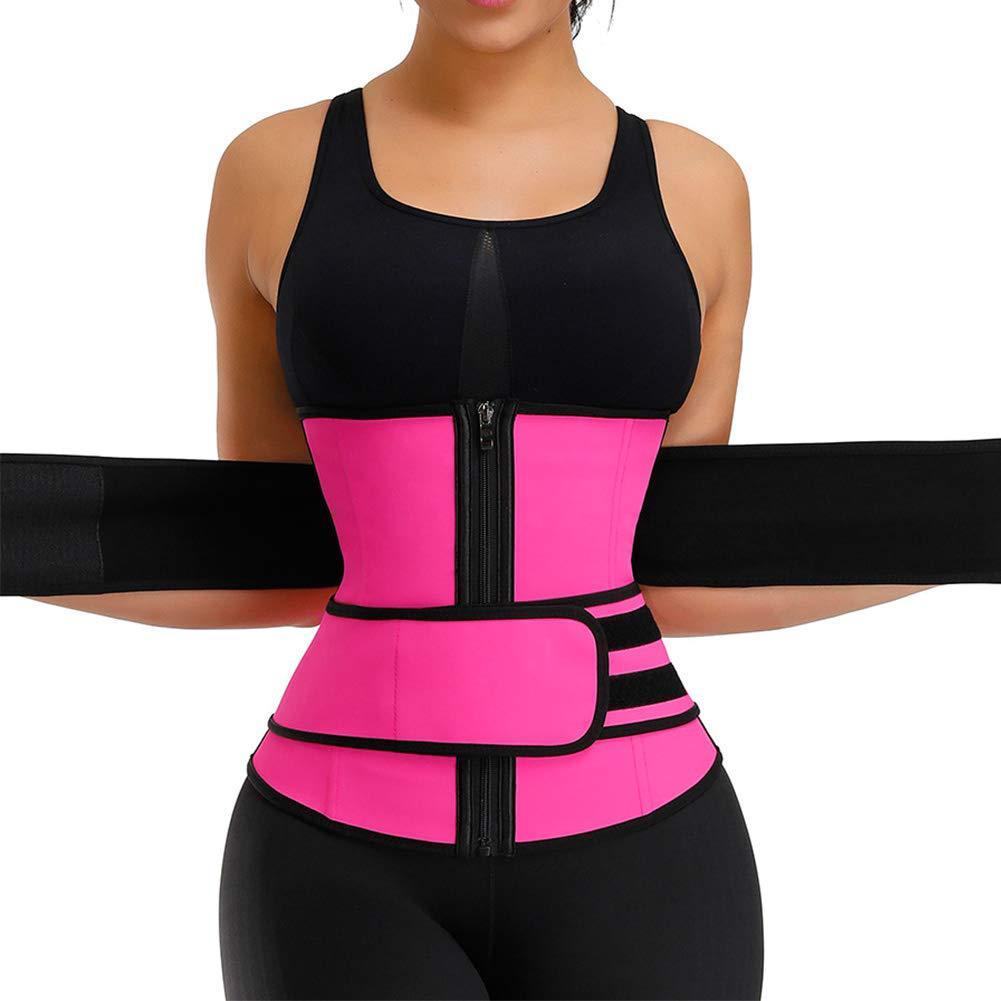 Double Waist Belt Waist Trainer – Steel Bone Neoprene Corset Shapewear