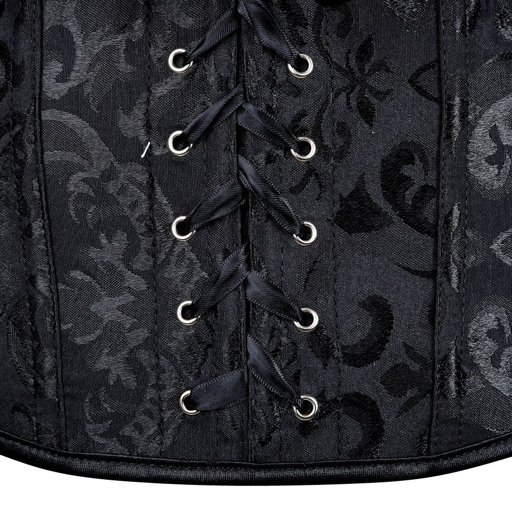 Fashion Halter Zipper Jacquard Ladies Shapewear - Leverage On Heroes Women Store