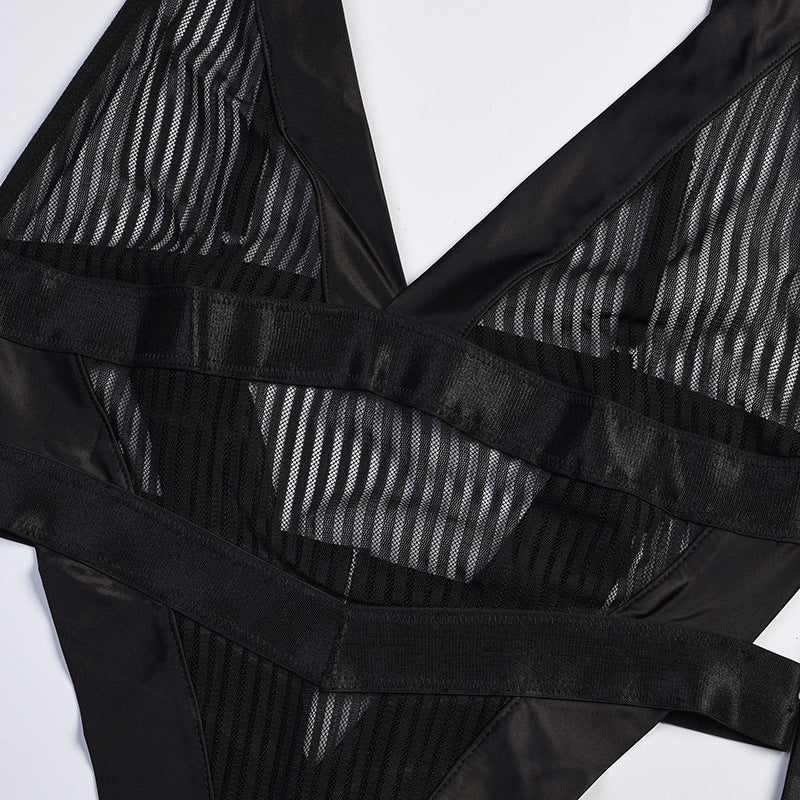 Body de malla para mujer Sling – Faja moldeadora