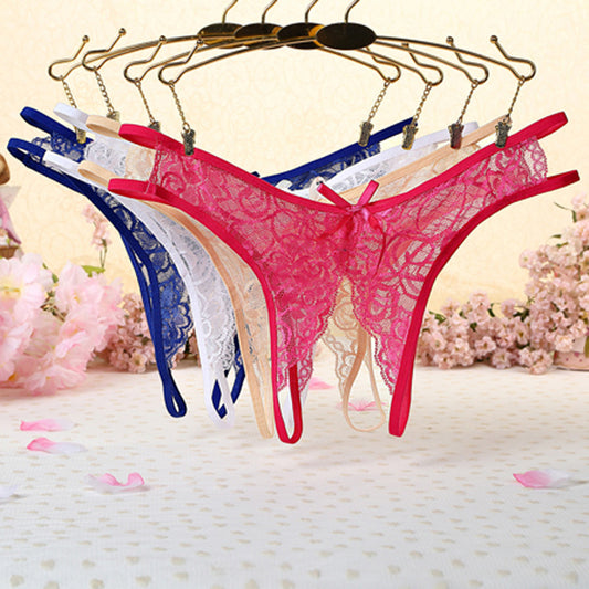 Women's Nylon Lace Thong Lightweight - Leverage On Heroes Women Store