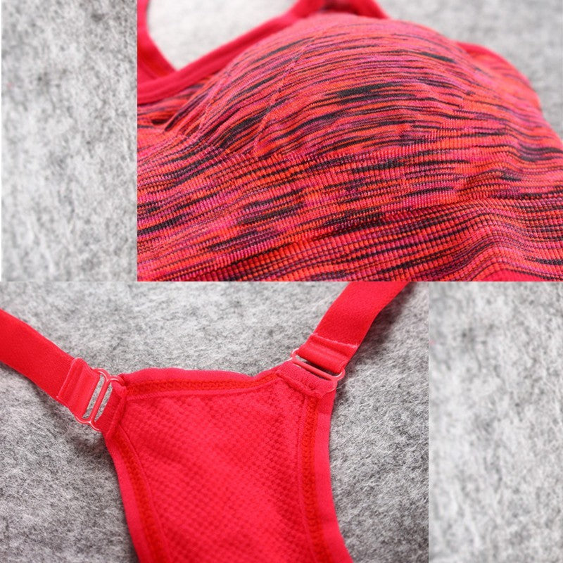 Sports, Stretch Padded Fitness Vest ,Breathable Seamless Underwear Yoga Running Tops - Leverage On Heroes Women Store