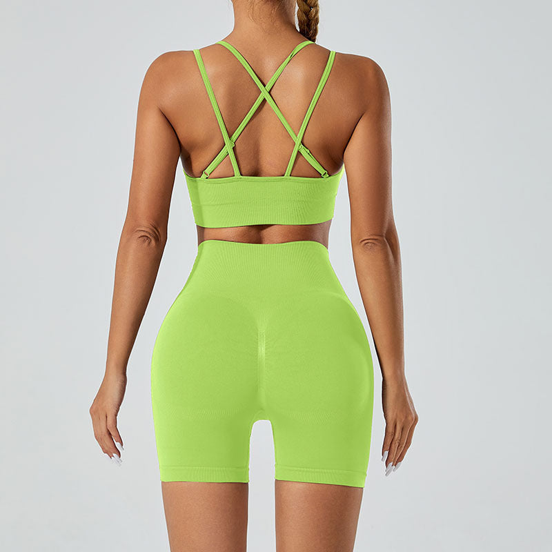 Seamless Sports High Waist Hip Lift Yoga Suit - Leverage On Heroes Women Store