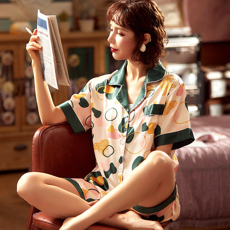 Short-sleeved Shorts Suit Thin Loose Breathable Loungewear - Leverage On Heroes Women Store