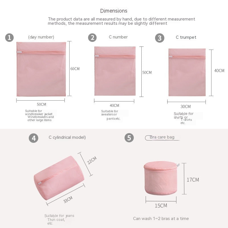 Thick Net Wash Bag – Home Laundry Apparatus with Pocket