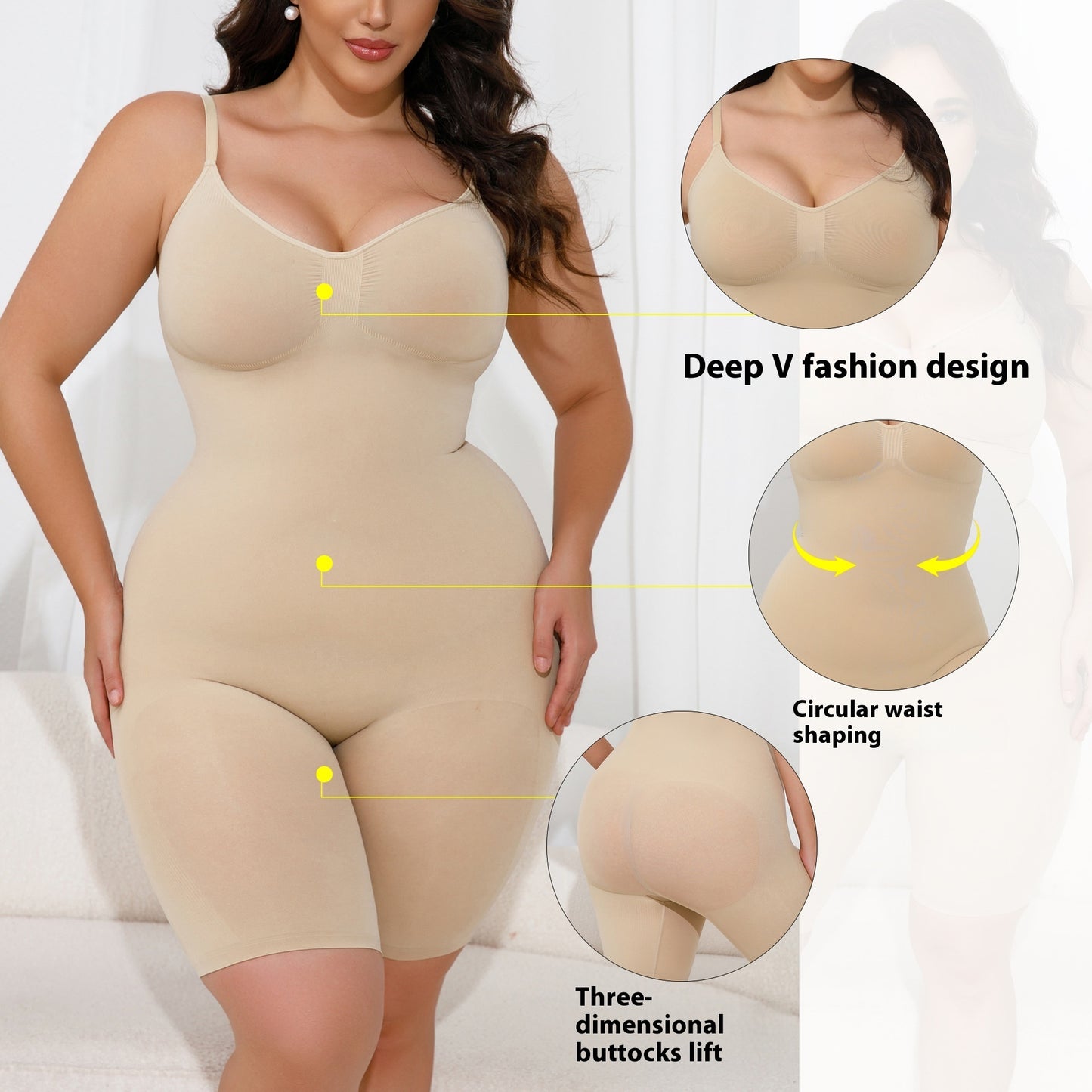 Shapewear With Integrated Hip Circumference - Leverage On Heroes Women Store