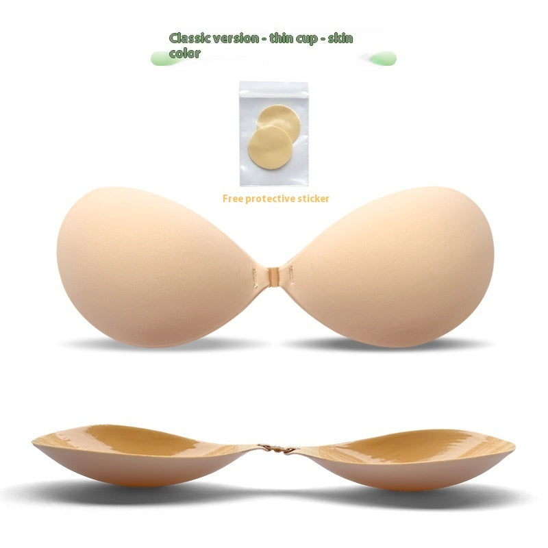 Thickened Seamless Push Up Small Breast Size Exaggerating Bra Silicone Nipple Sticker - Leverage On Heroes Women Store