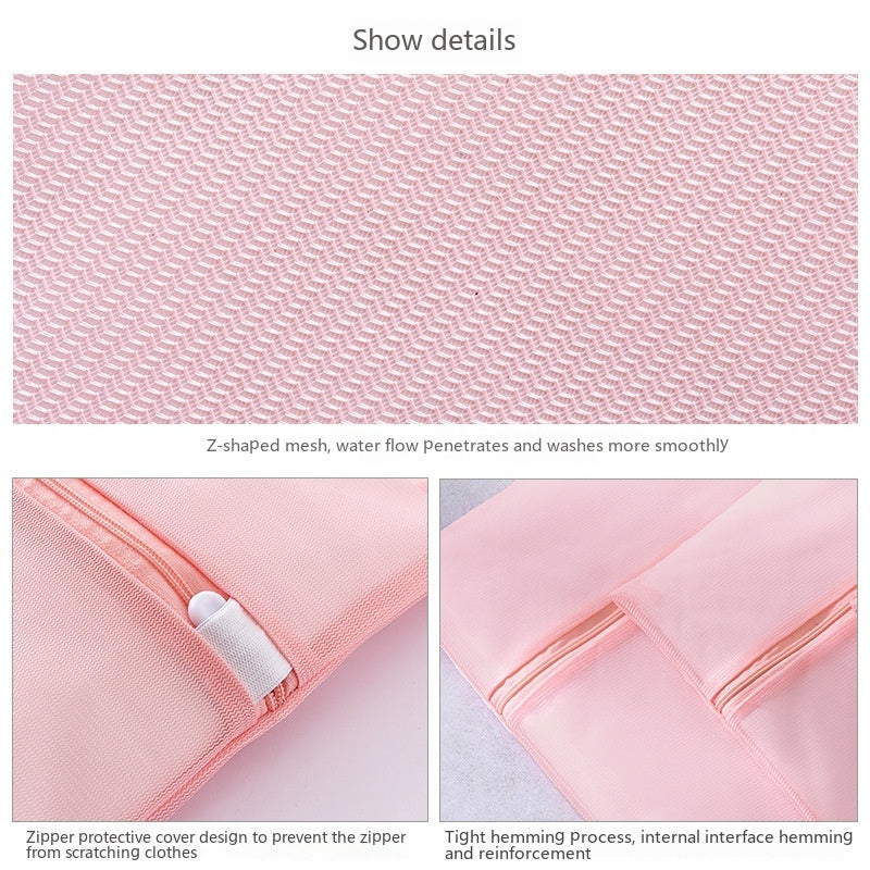 Thick Net Wash Bag – Home Laundry Apparatus with Pocket