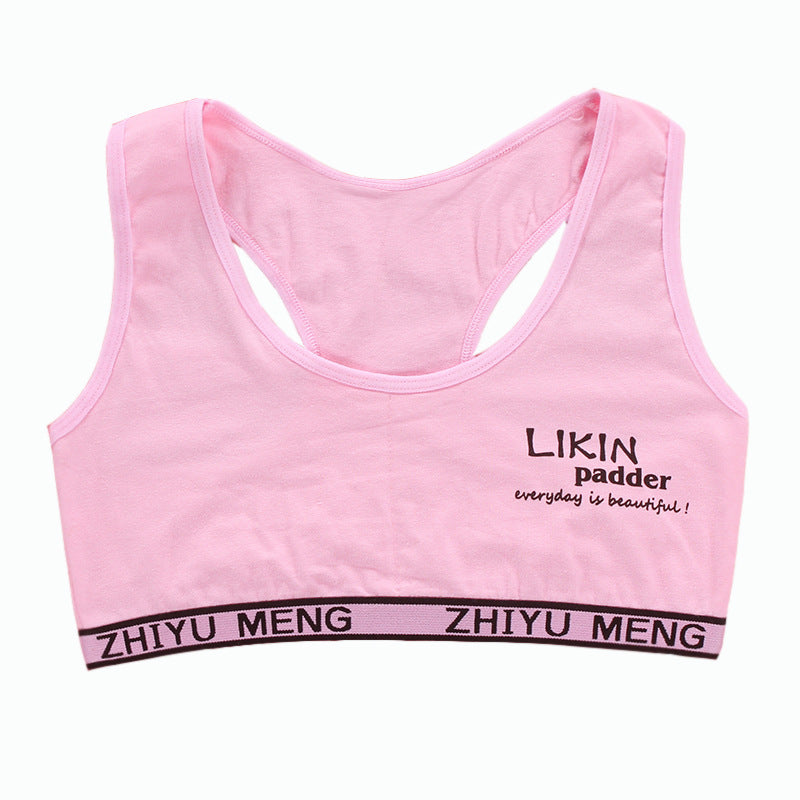 Children's Girl Bra Cotton Vest Underwear 8-16 Years Old 12 Developmental Girls - Leverage On Heroes Women Store