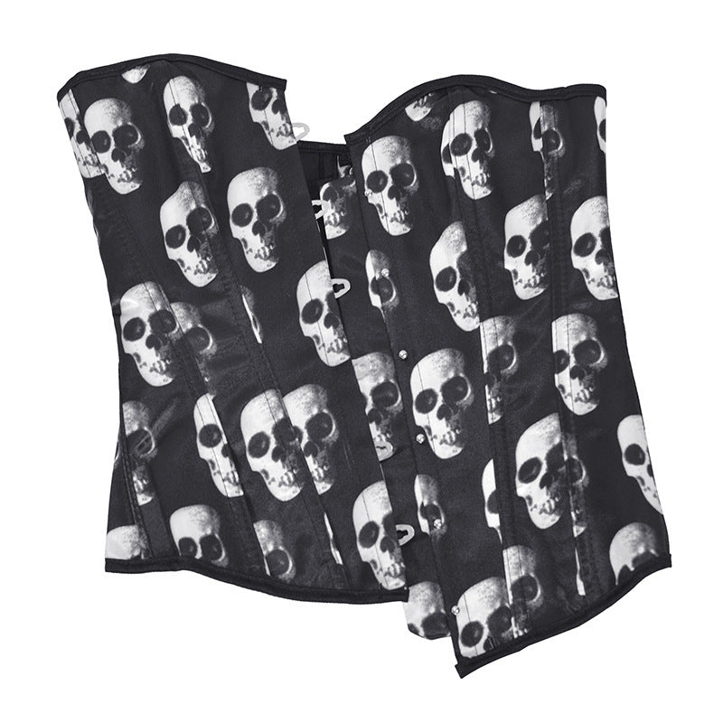 Women's Fashion Simple Skull Print Shapewear - Leverage On Heroes Women Store