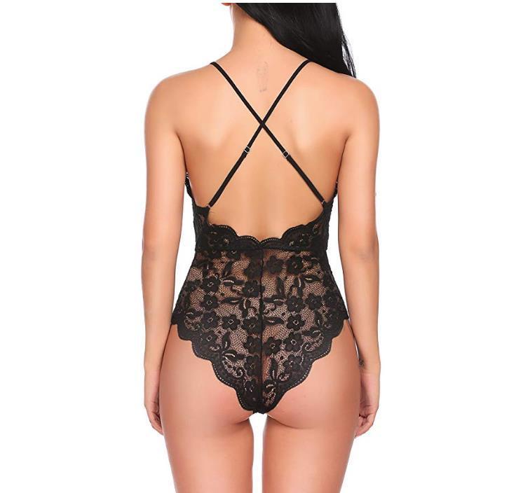 Lingerie Lace Coveralls - Leverage On Heroes Women Store