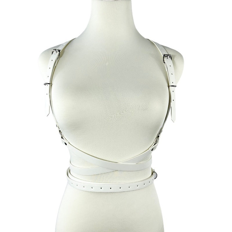 Women's Fashion Shapewear Leather Binding - Leverage On Heroes Women Store