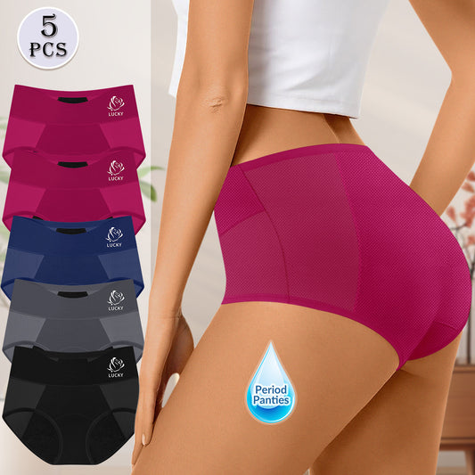 High Waist Menstrual Period Sanitary Panty Plus Size Breathable - Leverage On Heroes Women Store