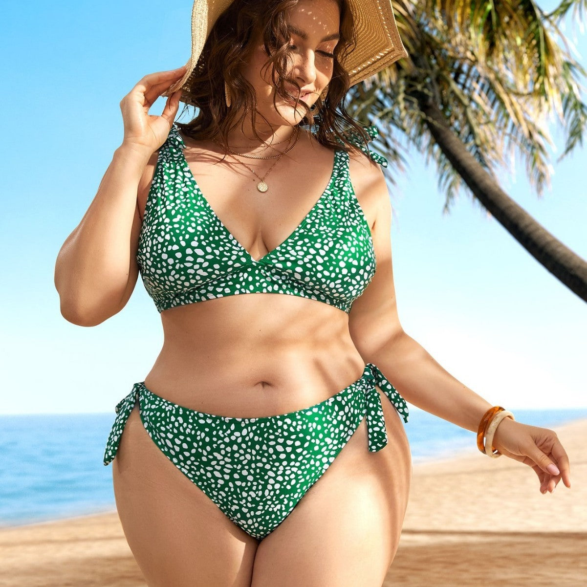 New Lace-up Bikini Swimsuit Sexy Waist Hollow-out - Leverage On Heroes Women Store