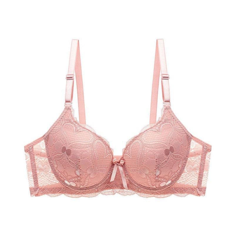 Lace Hollow Massage Push Up Bras Underwear For Women - Leverage On Heroes Women Store