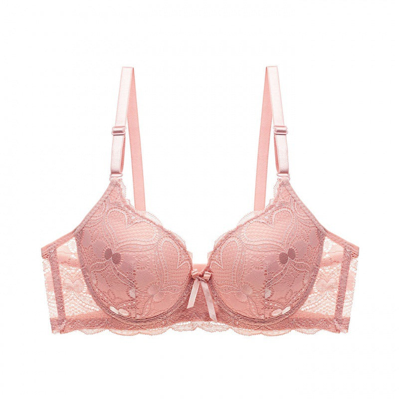 Lace Hollow Massage Push Up Bras Underwear For Women - Leverage On Heroes Women Store