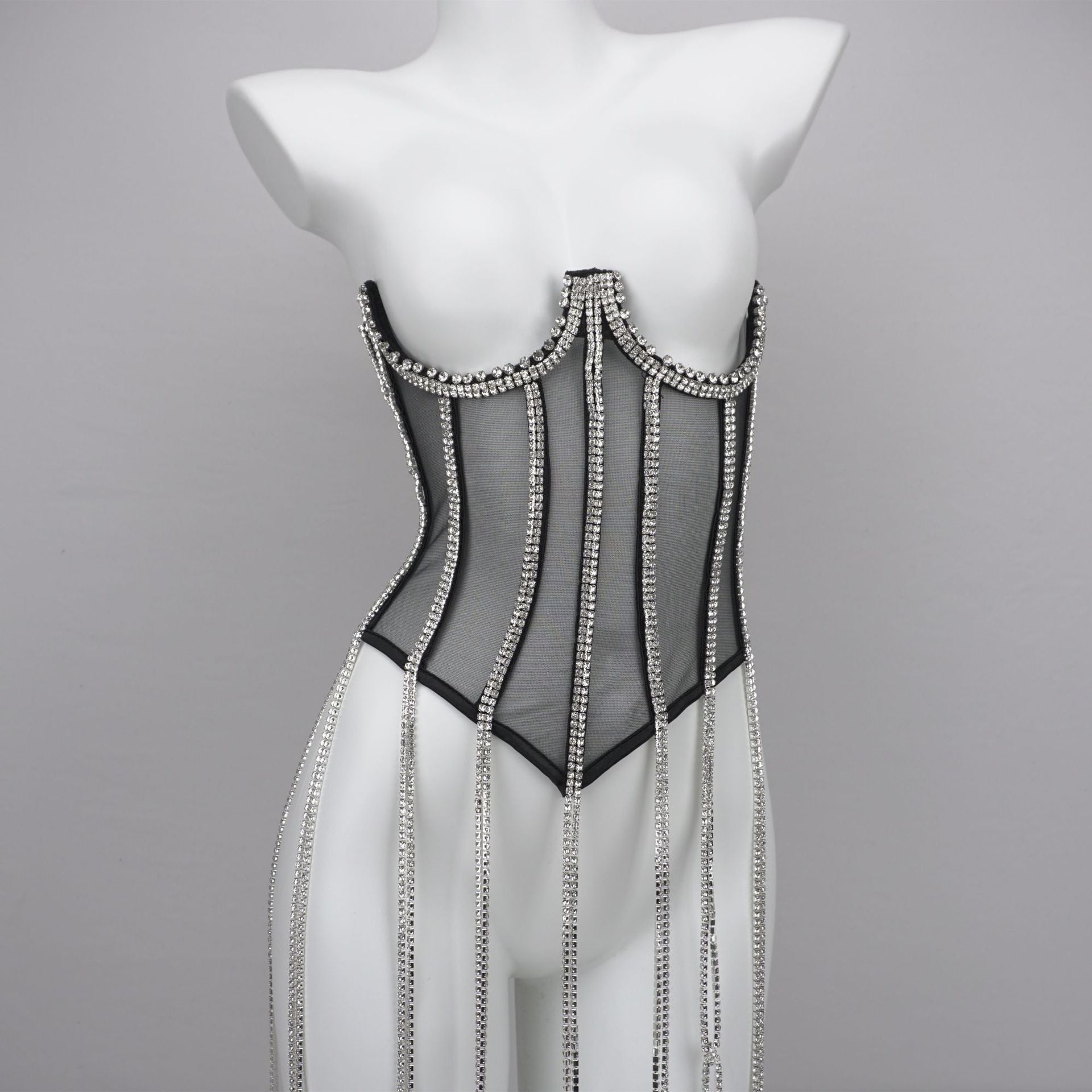 Women's Polyester Black Chain Shapewear - Leverage On Heroes Women Store