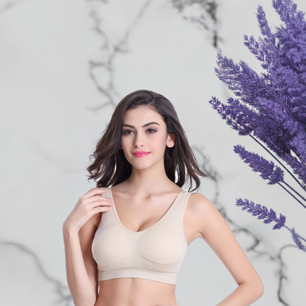 Conjunto de 3 sujetadores push-up sin costuras – Sujeción cómoda para mujer 