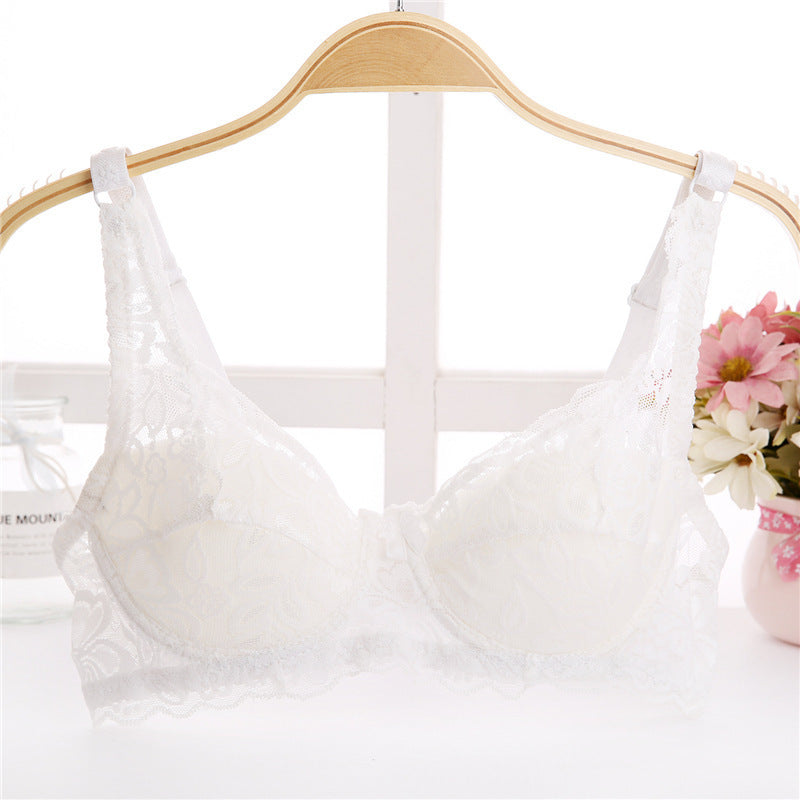 Thin Breathable Plus Size Lace Push Up Adjusting Bra - Leverage On Heroes Women Store