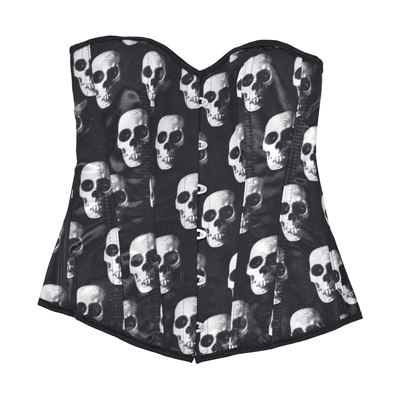 Women's Fashion Simple Skull Print Shapewear - Leverage On Heroes Women Store