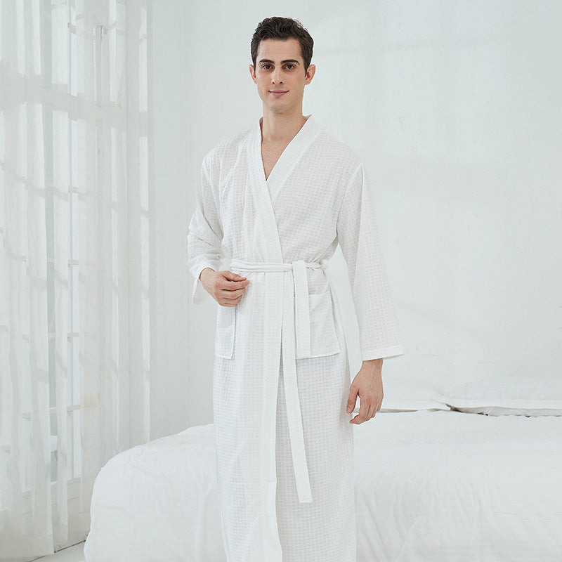 Couple Robes Sleepwear Women Men Loungewear Bathrobe - Leverage On Heroes Women Store