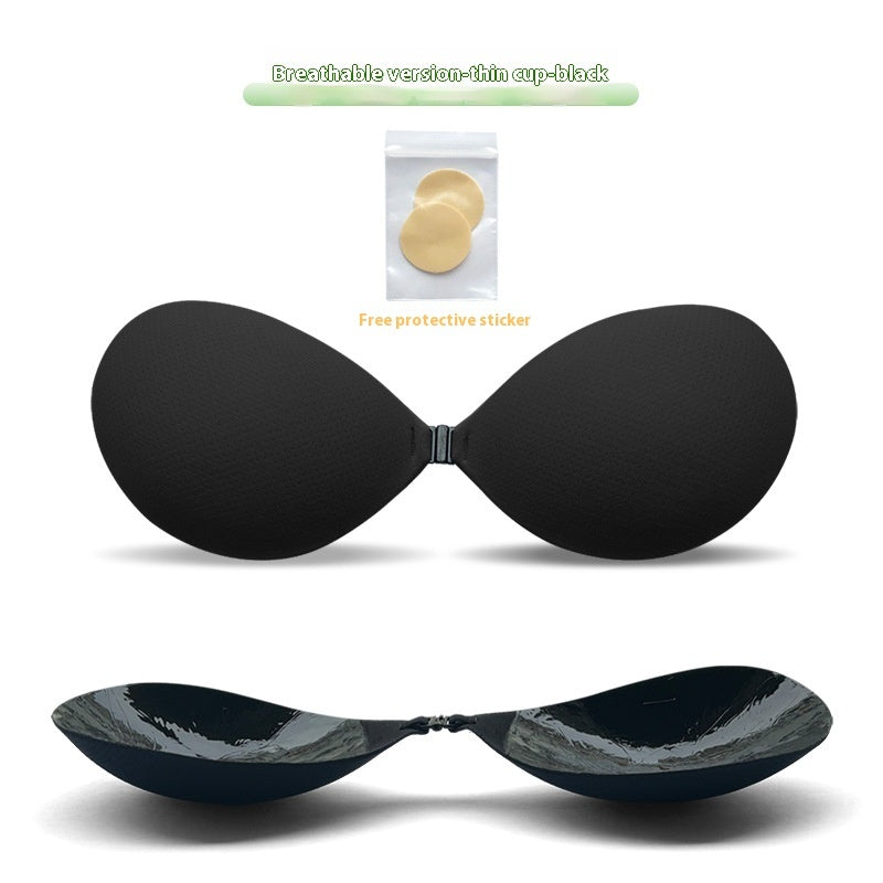 Thickened Seamless Push Up Small Breast Size Exaggerating Bra Silicone Nipple Sticker - Leverage On Heroes Women Store