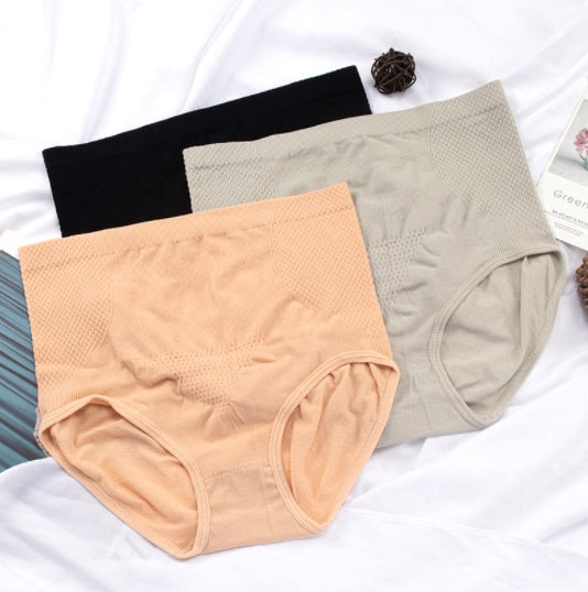 Seamless High Waist Honeycomb Design Graphene Panty - Leverage On Heroes Women Store