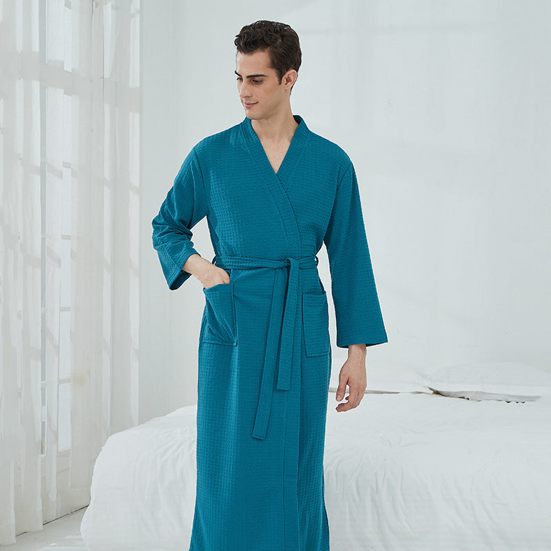 Couple Robes Sleepwear Women Men Loungewear Bathrobe - Leverage On Heroes Women Store