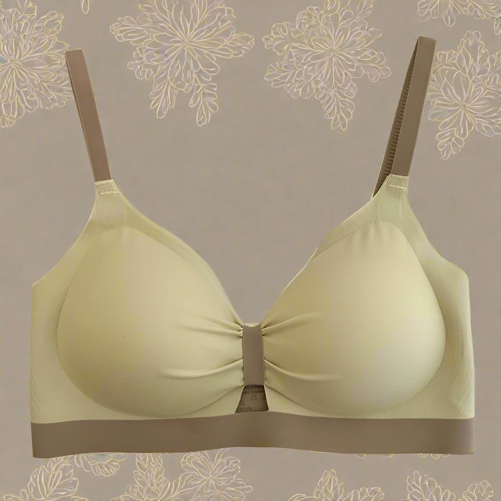 Summer Thin Sweet Bow Small Chest Push Up Bra Seamless Simple Wireless Underwear - Leverage On Heroes Women Store