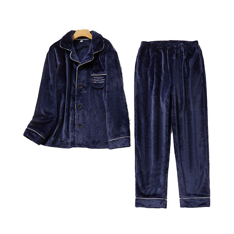 Women's Fashion Coral Fleece Thickened Loungewear Suit - Leverage On Heroes Women Store