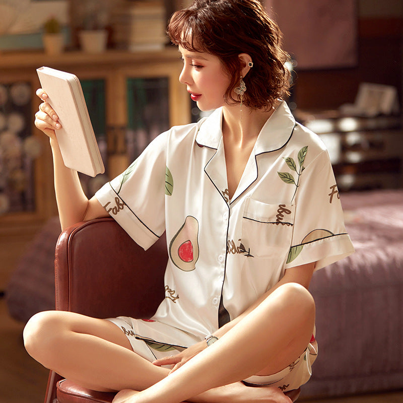 Short-sleeved Shorts Suit Thin Loose Breathable Loungewear - Leverage On Heroes Women Store