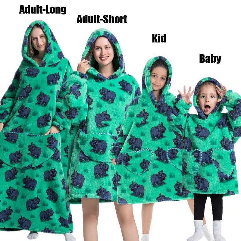 Hooded Thickened And Enlarged Men's And Women's Loungewear - Leverage On Heroes Women Store