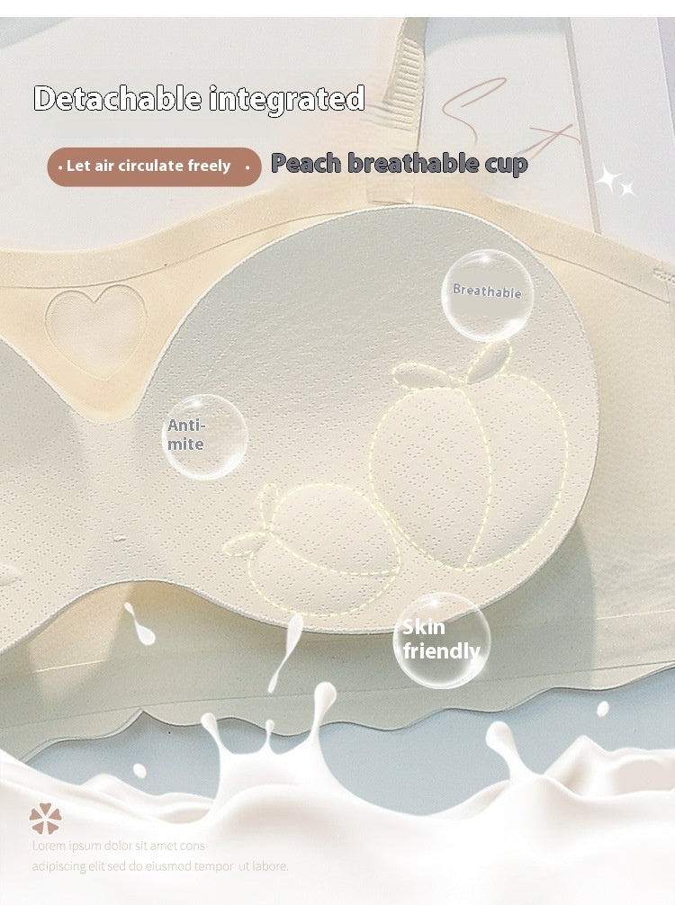 Women's Strapless Underwear With Front Buckle Non-slip Push Up - Leverage On Heroes Women Store