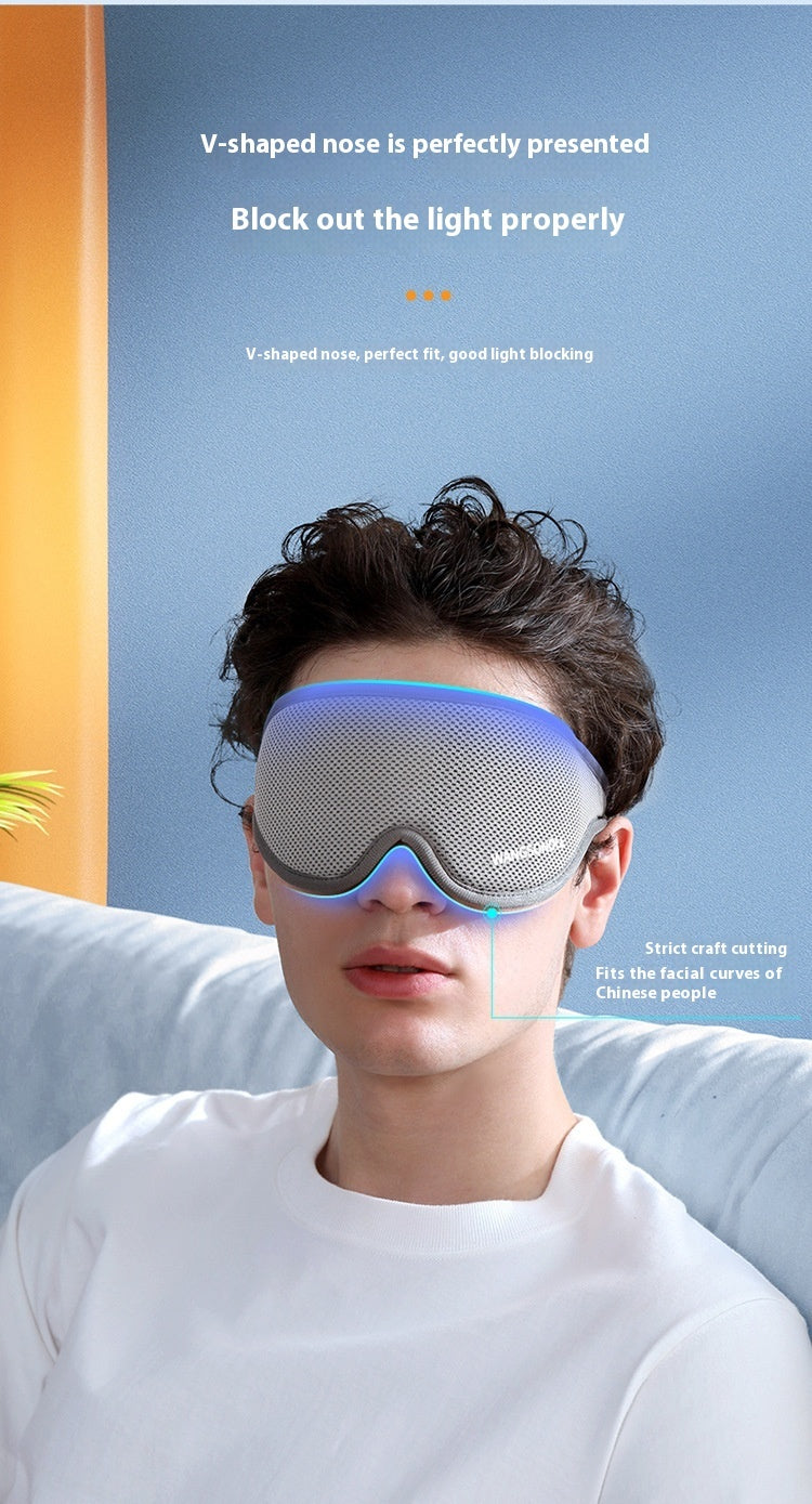 Cross-border Removable Removable Eye Contour Memory Foam Unisex Sleep Blackout Eye Mask