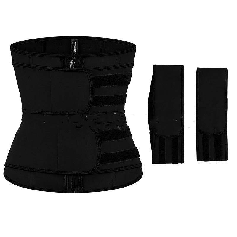 Latex Shapewear Postpartum Abdomen Corset Shapewear European And American Large Size Corsets - Leverage On Heroes Women Store