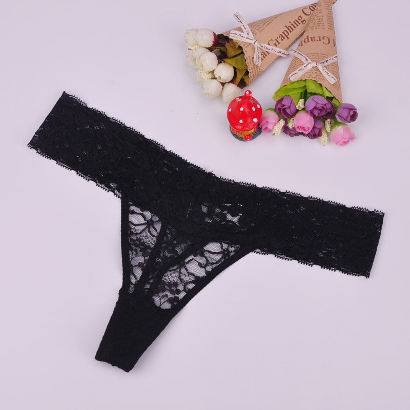 Women's Lace Thong - Leverage On Heroes Women Store
