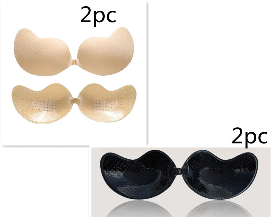 Invisible Push Up Bra Backless Strapless Bra Seamless Front Closure Bralette Underwear - Leverage On Heroes Women Store