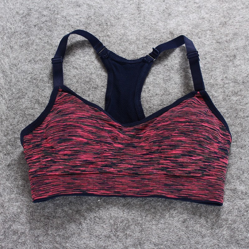 Sports, Stretch Padded Fitness Vest ,Breathable Seamless Underwear Yoga Running Tops - Leverage On Heroes Women Store