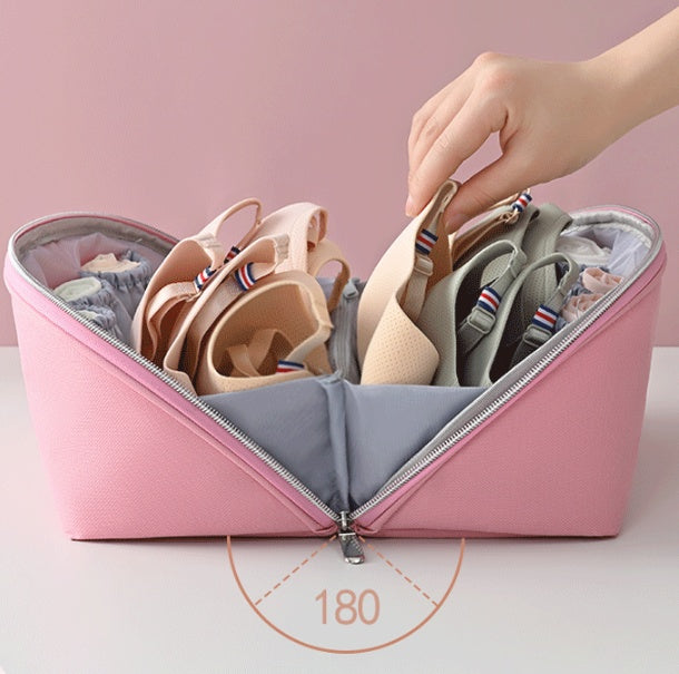 Multifunctional Underwear Storage Bag Travel Clothes Socks Divider Organizer Pouch Washing Bag - Leverage On Heroes Women Store