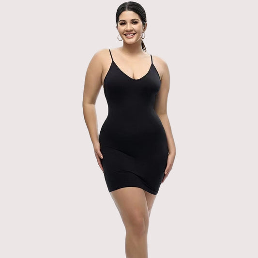 Square Neckline Shapewear Short Skirt - Leverage On Heroes Women Store